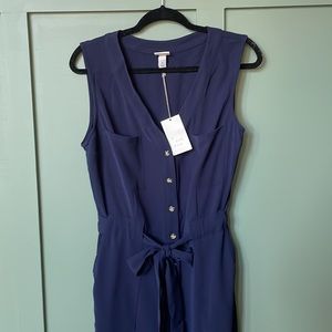 NWT navy sz M Target jumpsuit